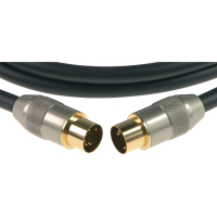 Kabel MIDI KLOTZ MIDM-018 5 DIN w pełni metalowe złocone końcówki 1,8 m